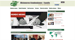 Desktop Screenshot of combonianos.es