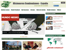 Tablet Screenshot of combonianos.es